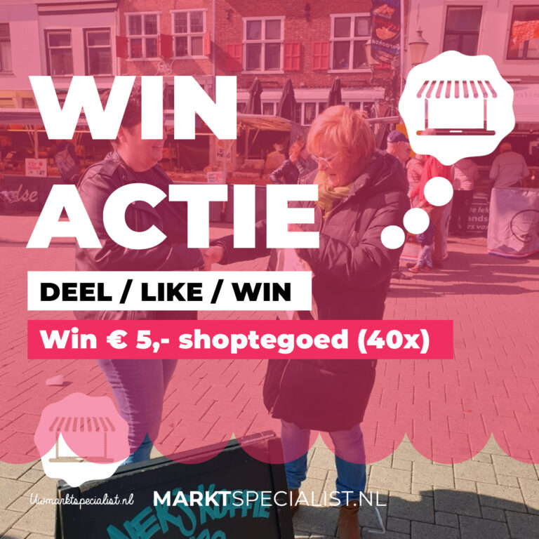 Doe mee voor €5,- shoptegoed (40x) in Amersfoort