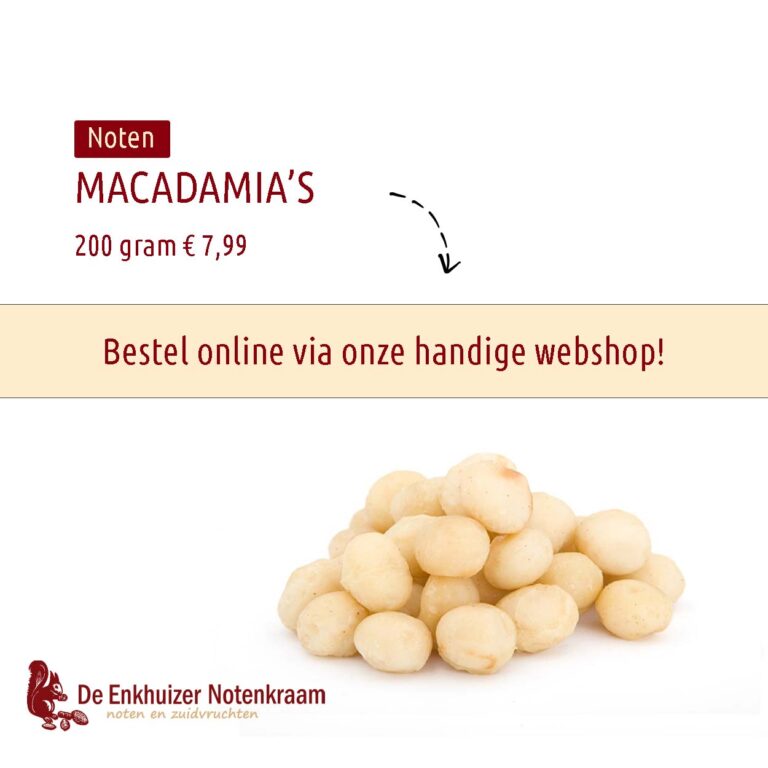 Aanbieding van de week, Macadamia’s