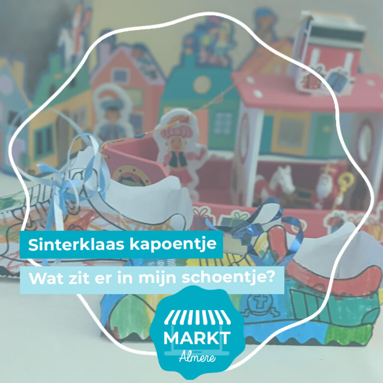 Kom jouw gevulde schoentje ophalen op de markt in Almere!