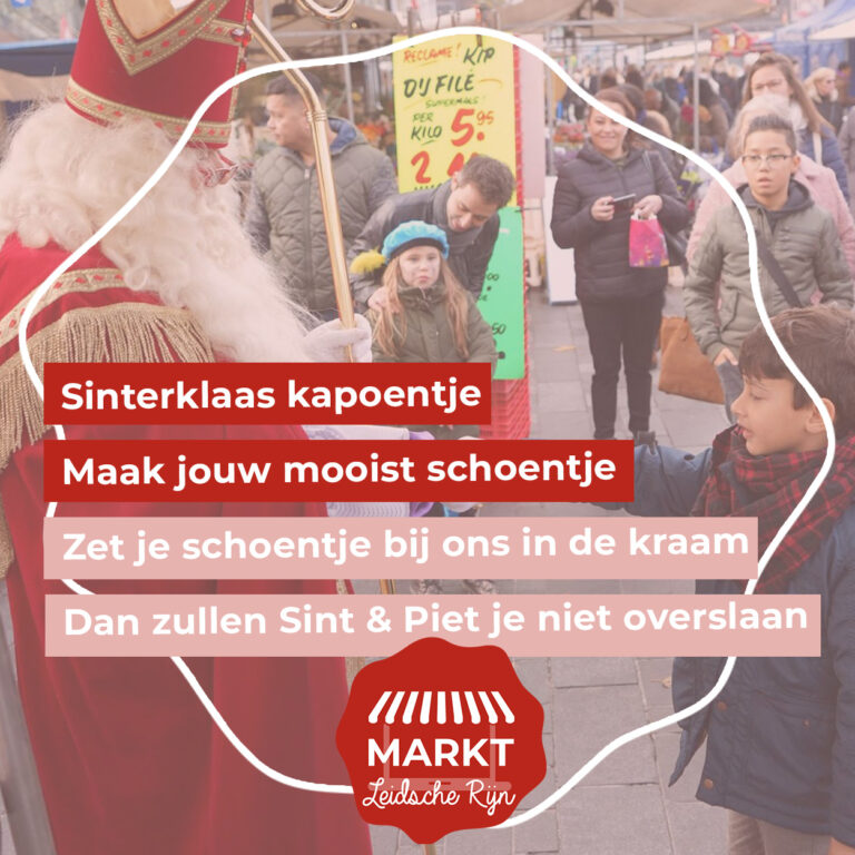 Sinterklaas kleurplaten actie op de markt van Leidsche Rijn!