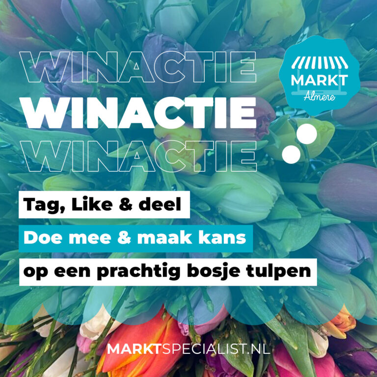 🌷🌷TULPEN WINACTIE op de markten van Almere