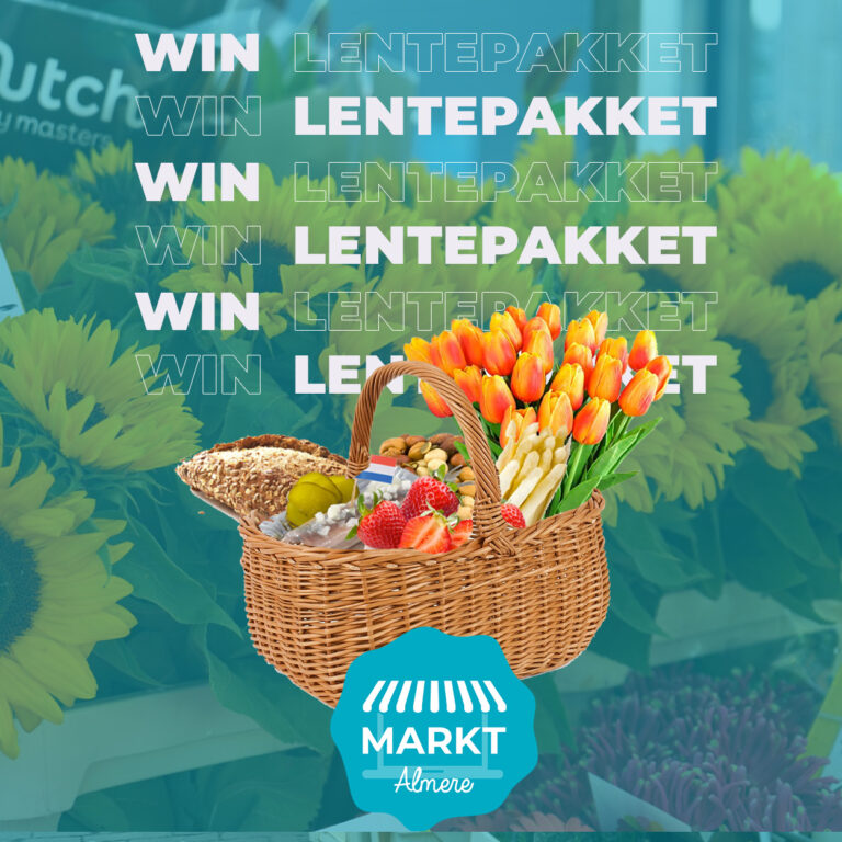 WIN een Lente pakket op de markten van Almere!