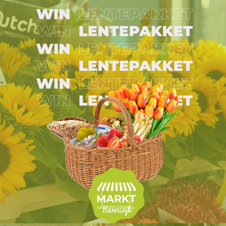 WIN een Lente pakket op de markten in Beverwijk!