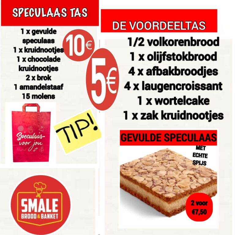 Voordeeltas €5,-